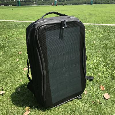 China Outdoor 14W Solar Panel Camping Solar Panel Backpack with USB Phone Charger for sale