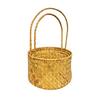 China 2021 Hot Sale Sustainable Garden Decor Hyacinth Hand - Woven Quality Storage Basket for sale