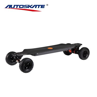 China Road 4 Wheel Electric Skateboard Carbon Wood Fiber 3000W for sale