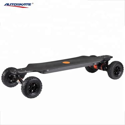 China Carbon Fiber 1600W*2 Off Road 4 Wheel Carbon Fiber Electric Skateboard for sale