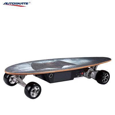 China Factory Custom Four Wooden Wheels Double Electric Skateboard for sale