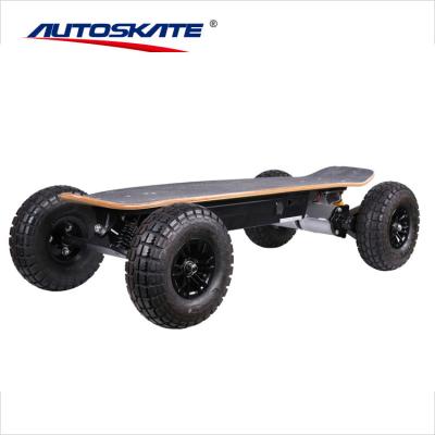 China Chinese maple 900W brushless motor /canadian electric skateboard with remote control and spring truck for sale