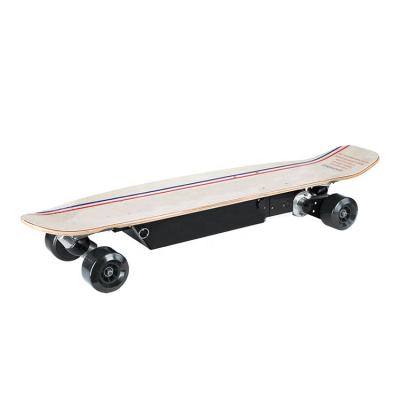 China 4 wheel brush motor with remote control electric skateboard 4.3 INCH for sale