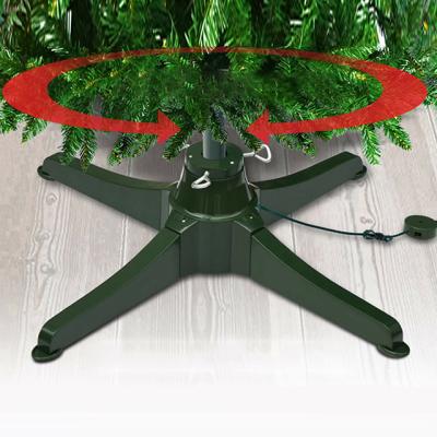 China 36KG Christmas Tree Tripod Base Stands Metal Christmas Tree 360 ​​Rotating Low Rotating Bracket for sale