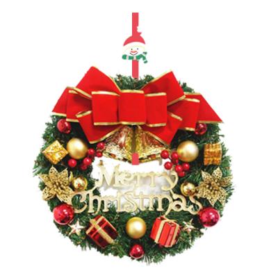 China 2021 Artificial Flower Wreath Hanger Christmas Decorations Chirstmas Decor Outdoor Wreath Ornaments 60cm Over Door for sale