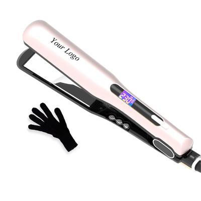 China One Hour Cut Private Label Titanium Flat Iron As Seen On TV Portable Mini Hair Straightener for sale