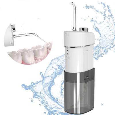 China 360 Waterpik 180ml H2ofloss Irrigator Spout Oral Care Appliances OEM Rated Wireless Portable Water Flosser Tooth Cleaner For Gum for sale