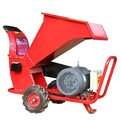 China Portable Chipper Chips Making Machine /Wood After-Sales Service Supply Diesel Engine Wood Shredder / Drum Electric Start 190F for sale