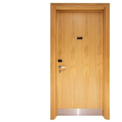 China Contemporary 20 Min 45 Min Listed Wood Fire Rated Hotel Wood Door for sale