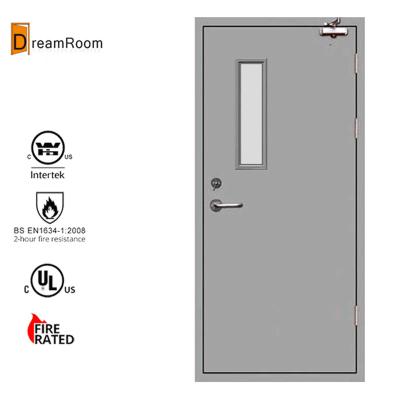 China Modern Chinese Quality Certified Fire Rated Steel Door For Hotel for sale