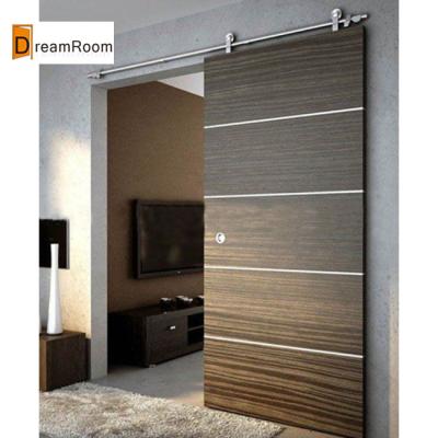 China Contemporary Hotel and Office Wooden Internal Sliding Barn Door for sale