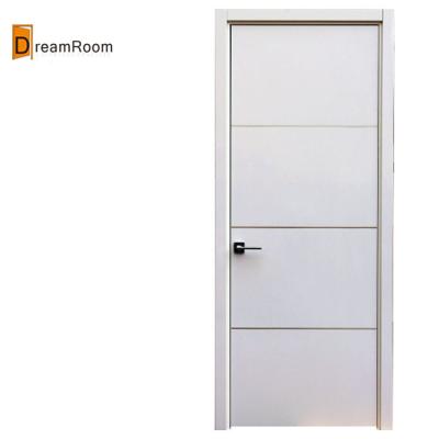 China Contemporary MDF Composite Wood Interior Internal White Door for sale