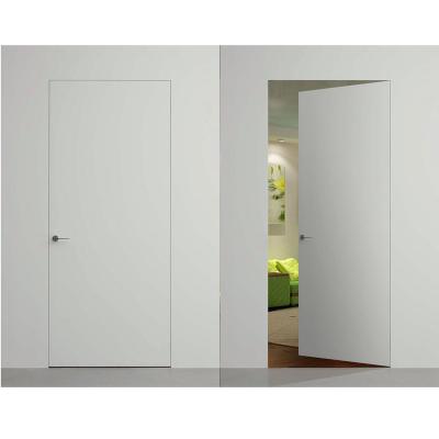 China Contemporary Flush Interior Wood Trimless Interior Door for sale