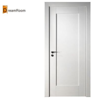 China Contemporary Painted White Wooden Double Bedroom Front Doors for sale