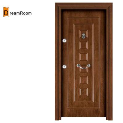 China Swing good quality exterior security turkey steel wooden armored doors made in china for sale