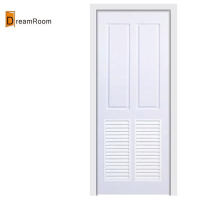 China Swing Finished Solid Wood Canopy Doors PVC for sale