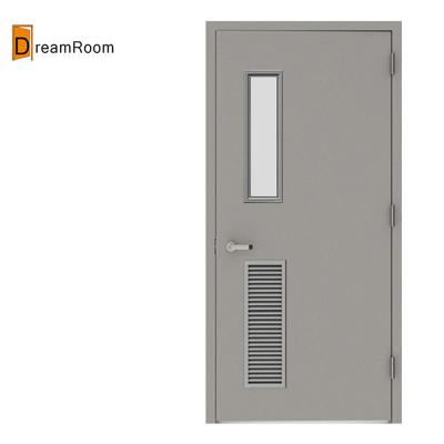 China Good quality contemporary galvanized steel metal door with canopy made in China for sale