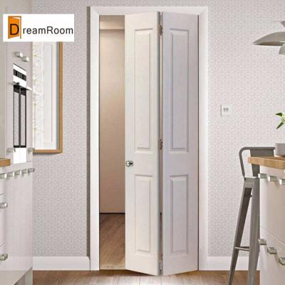 China Latest Design Wooden Door Contemporary Customized Folding Glass Doors For Bathroom for sale