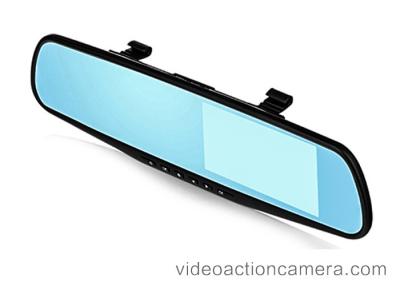 China 1080P HD Rearview Mirror Car Recorder Dvr With 140 Degree Lens Angle for sale