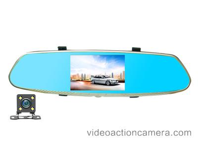 China Rearview Mirror Road Dash Video Camera High Definition With 140 Degree Angle for sale