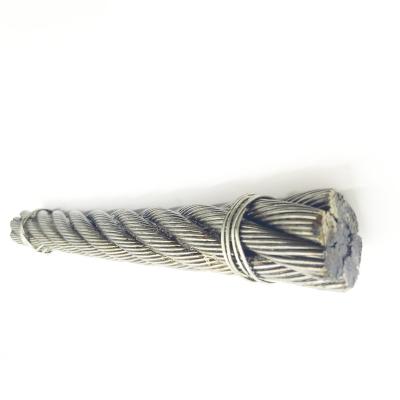 China Binding Wire 6x37 12mm Iwr Ungalvanized Steel Wire Rope For Automobile Hoist for sale