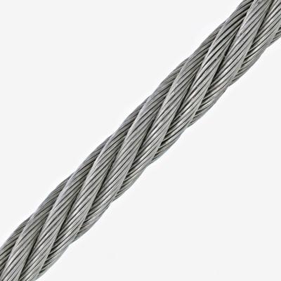 China Binding Wire 7x19 7.94mm 5/16 US Type Wire Rope Heavy Duty Aircraft Wire Rope Steel Wire Rope For Aeronautical Use for sale