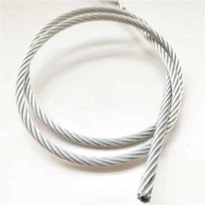 China Security Seal 7x19 5mm Galvanized Steel Wire Rope, Stainless Steel Wire Rope, PVC Coated Wire Core for sale