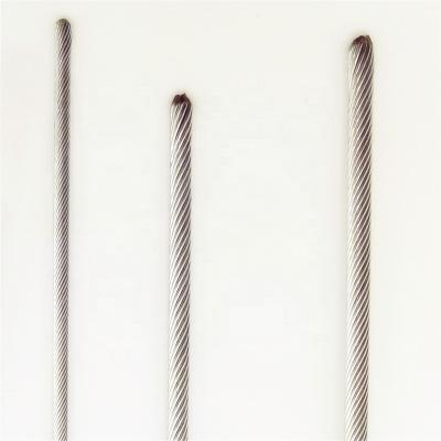 China Check 1x12 1.6mm Prestressed Galvanized Steel Wire Rope Wire Single Wire For Check for sale