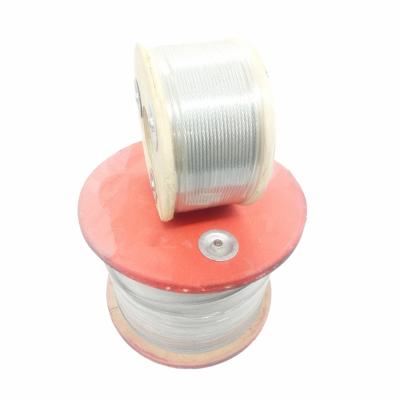 China Steel Wire Cable Construction 10mm China Factory 6x12+7FC Galvanized/ungalvanized rope for sale