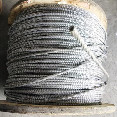 China MANUFACTURE High Security 7x7 High Quality 4.5mm Galvanized Anti-twist Braided Steel Pilot Wire Rope for sale