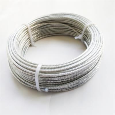 China Binding Wire 1.5mm PVC Coated Low Relaxation 1x7 PC Steel Wire Plastic Coated Galvanized Wire 2mm for sale