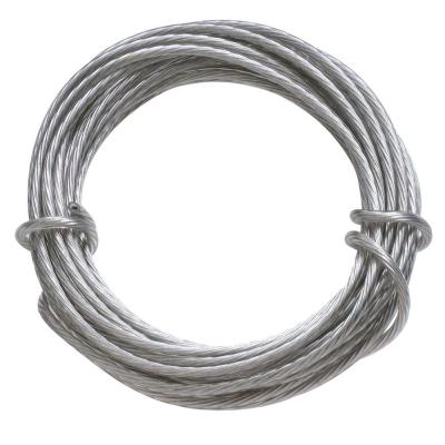 China Wholesale Binding Wire PVC 1x7 Plastic Coating Galvanized Iron Single Strand Wire for sale