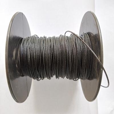 China Black Oxide 6mm SUS 316 Stainless Steel Super Pull 7x19 Anti-rust And Anti-corrosion Wire Rope for sale