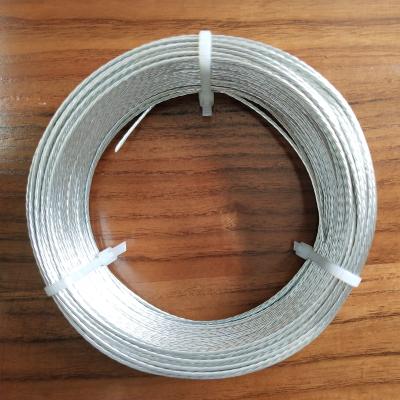 China Picrture hanging 1x7 3.5mm inner galvanized iron wire wrap trong wrapper cover for binding and hanging for sale