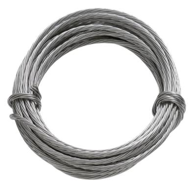 China Picrture Hanging 1x7 1mm Galvanized Iron Wire Electrical Cable Wire Suppliers Overhead Bare Electrical Cable for sale