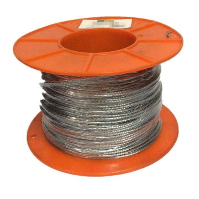 China Fencing Diameter 2.7mm Caternary Galvanized Wire 0.90 G7 Wire 180m Or 200m Drum With Super Heavy Duty Poly Spools for sale