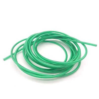 China New 2021 Binding Wire 1m-2000m OEM 7*7 1/4 To 9/32 Mc PVC Coated Galvanized Cable For Vegetable And Fruit Greenhouse for sale