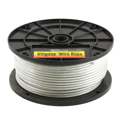 China Construction 2.5mm PVC Rope With 7 Cores 1.8mm PC Anti-kinking Braided Wire For Overhead Line Transmission Twine for sale