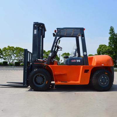 China Seat Driving Diesel Forklift Machenical Manual Parking Brake Diesel Forklift for sale