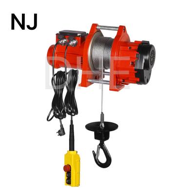 China Safe Durable 500kg 60m Electric Rope Hoist With Permanent Magnet Frequency Conversion Motor for sale