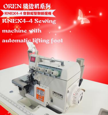 China Garment Shops Thin Material Edge Lock Machine Lock Edge Locking Machine For OREN Automatic Tapping Foot RNEX4-4 for sale