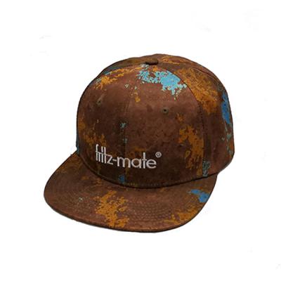 China JOINT Custom Flat Brim 6 Panel Full Printing Snapback Cap Hat Wholesale for sale