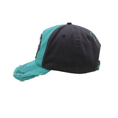 China Wholesale Fashion JOINT Applique Custom Patch Washed New Dad Hat Era Baseball Caps for sale