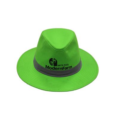 China Custom Fedora Hats Green Top Hat Image for sale