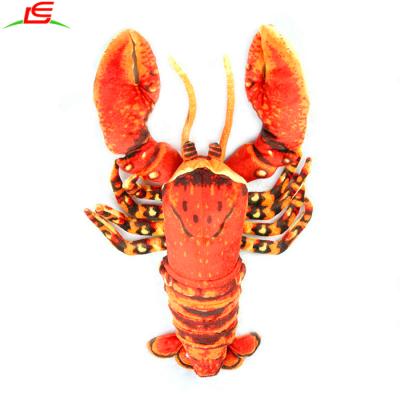 China Lovely Plush Custom Stuffed Toys Red Simulation Realistic Lobster Toy Model For Kids Realistic Lobster Plush Toys for sale