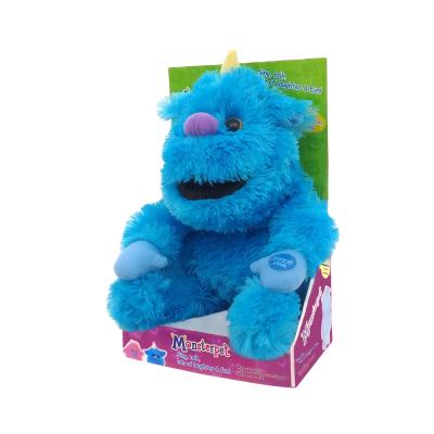 China Custom Monster Singing Promotion Plush Talking Laughing Toy for Toddlers for sale