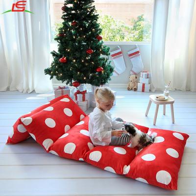 China Hot Selling Anti-Apnea Child's Floor Pillow Bedspread Toddler Portable Bed For Reading Game for sale