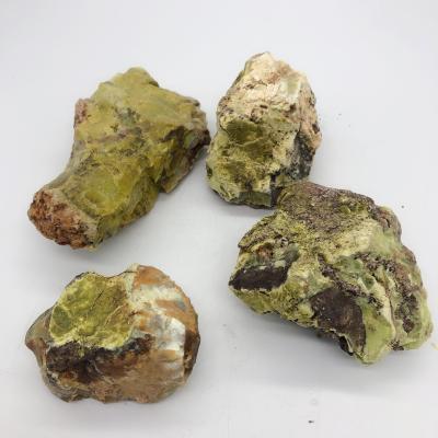 China China Home Ornaments Green Opal Raw Stone Bulk Cheap Price Of New Products Collectables for sale