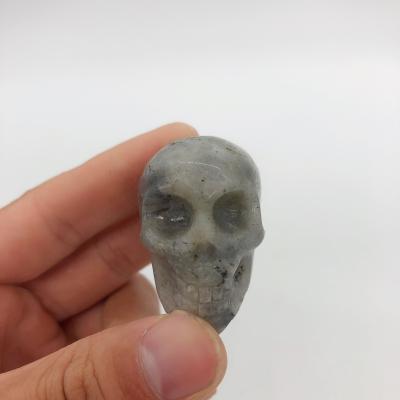 China China Hot Sale Products Small Labradorite Skull Crystal For Healing Home Decoration for sale