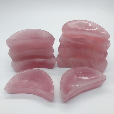 China China Hot Selling Healing Products Rose Quartz Bowl Crystal For Home Decoration for sale